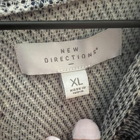 New Directions Jacquard Bubble Sleeve Pullover Size XL - Picture 11 of 12